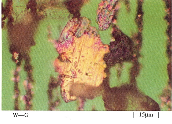 利用鐵譜儀檢測到的嚴(yán)重磨損顆粒