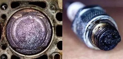利用CIE汽車內(nèi)窺鏡觀測到的發(fā)動機內(nèi)部積碳情況